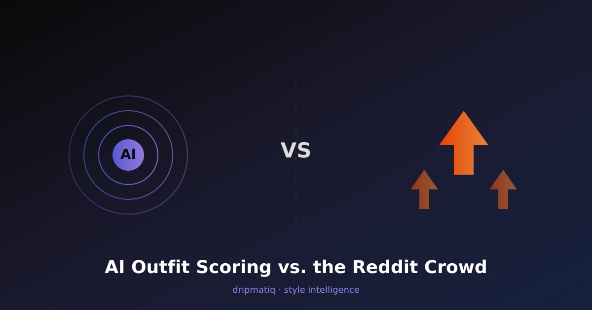 AI Outfit Scoring vs. the Reddit Crowd: Who Actually Knows Style?